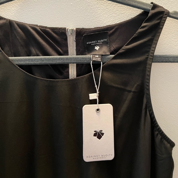 Against Nudity (Montreal), Black Dress, Size M, NWT - Picture 4 of 6